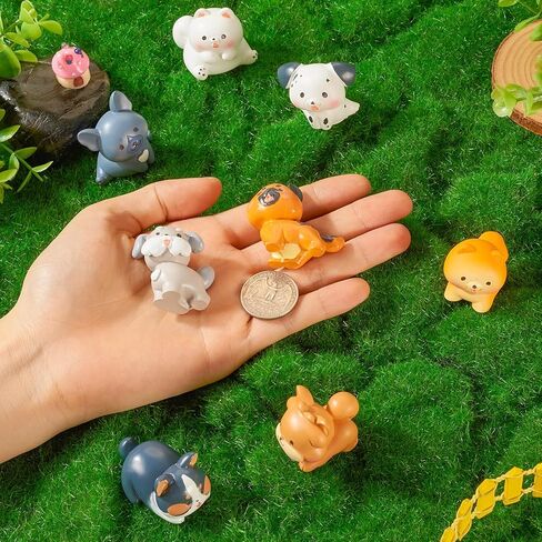 Pandahall 50Pcs Luminous Mini Ducks Bulk Glow in The Dark Resin Ducks Yellow Ducks Miniature Tiny Animals Figures Luminous Ornaments for Garden Landscape Home Party Decoration, Yellow, 5 Styles in Kuwait