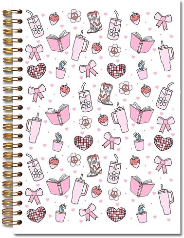 JINYO Boho Friend Gifts Notebook, Gifts for Best Friend Journal, Friendship Gift Journal, It's the Friends We Meet Along the Way That Help Us Appreciate the Journey Spiral Notebooks 5.5x8.3 Inch in Saudi Arabia