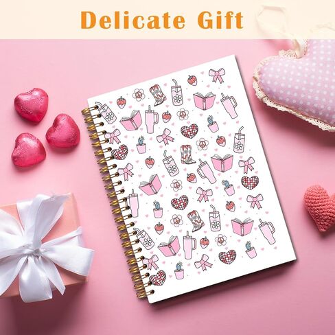 JINYO Boho Friend Gifts Notebook, Gifts for Best Friend Journal, Friendship Gift Journal, It's the Friends We Meet Along the Way That Help Us Appreciate the Journey Spiral Notebooks 5.5x8.3 Inch in Saudi Arabia
