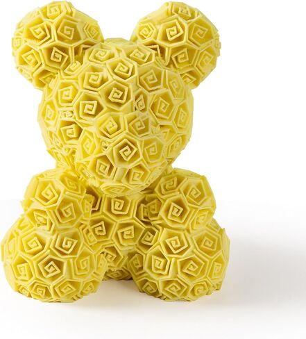 3D Printed Bear Toy – Stress-Relief Desk Toy & Stylish Home Decor Ideal Gift Managing Autism/ADHD Eco-Friendly PLA Design – Purple in Saudi Arabia