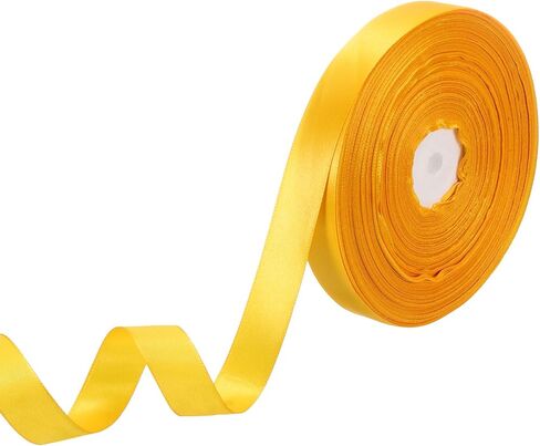 uxcell Satin Ribbon, 3/4 Inch x 100 Yards Black Single Face Polyester Satin Ribbon for Gift Wrapping, Crafts, Wedding Party Decorations, Bow Making in Saudi Arabia