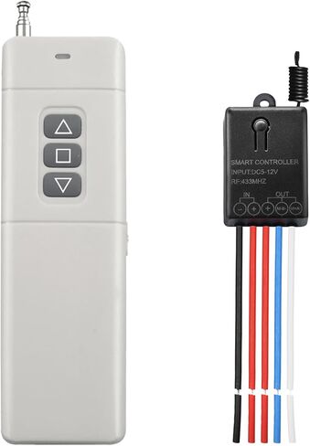مفتاح التحكم عن بعد للأمام والخلف، مفتاح DC7V-48V 10A، المحرك الخطي 12 فولت، مسافة تحكم تصل إلى 328 قدمًا للمحركات الخطية والمحركات والمزيد. (TX28). in Kuwait
