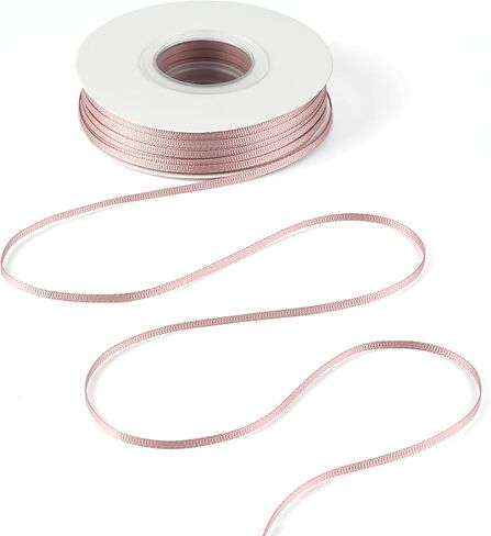 MAYREEL 1/8 Inch Dusty Blue Grosgrain Ribbon Thin Slate Blue for Crafts Gift Wrapping Sewing Wedding Decor Hair Accessories Party Favor Decorations 100 Yards in Kuwait