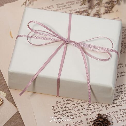 MAYREEL 1/8 Inch Dusty Blue Grosgrain Ribbon Thin Slate Blue for Crafts Gift Wrapping Sewing Wedding Decor Hair Accessories Party Favor Decorations 100 Yards in Kuwait