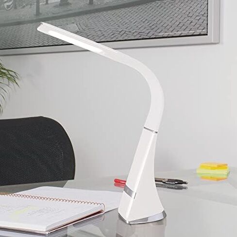 Ottlite Recharge LED Desk Lamp مع تقنية LED Clearsun - محمولة وقابلة للذات ومرنة - مصباح مهام سهل السفر مع بطارية قابلة لإعادة الشحن - للمنزل والقراءة والمكاتب والمساكن الكلية in Kuwait