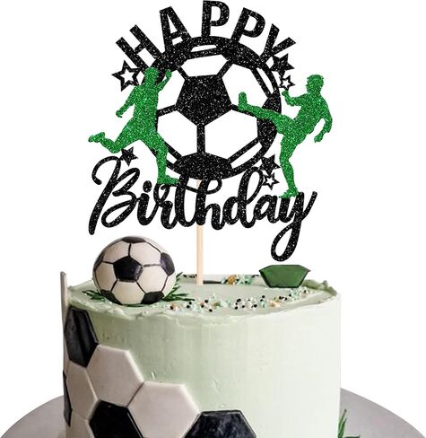 6 Pack Soccer Cake Toppers Soccer Ball Shoes Jerseys Cake Picks Sport Football Theme Birthday Party Baby Shower Cake Decorations Kids Boys Men Birthday Party Favors Supplies in Kuwait
