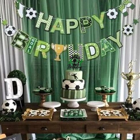 6 Pack Soccer Cake Toppers Soccer Ball Shoes Jerseys Cake Picks Sport Football Theme Birthday Party Baby Shower Cake Decorations Kids Boys Men Birthday Party Favors Supplies in Kuwait