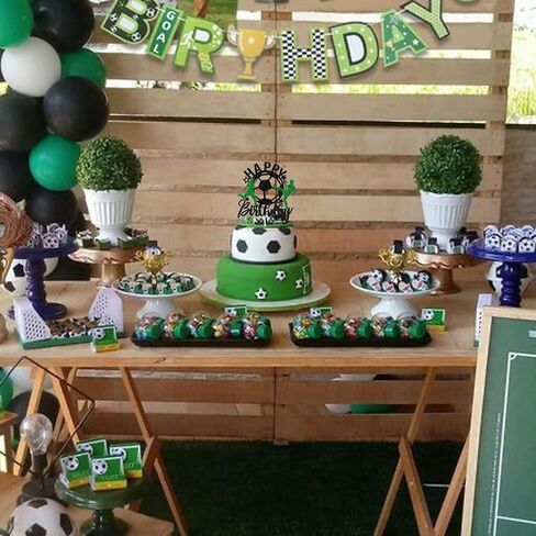 6 Pack Soccer Cake Toppers Soccer Ball Shoes Jerseys Cake Picks Sport Football Theme Birthday Party Baby Shower Cake Decorations Kids Boys Men Birthday Party Favors Supplies in Kuwait