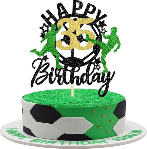 6 Pack Soccer Cake Toppers Soccer Ball Shoes Jerseys Cake Picks Sport Football Theme Birthday Party Baby Shower Cake Decorations Kids Boys Men Birthday Party Favors Supplies in Kuwait