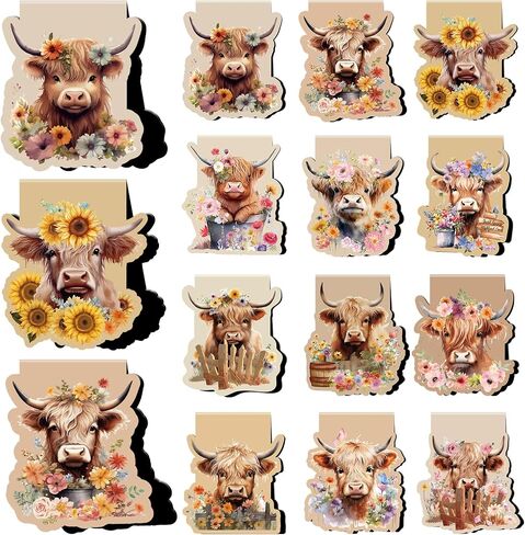 Dark Romance Magnetic Bookmarks for Women - Wxiben 10 Pcs Gothic Flower Skull Magnet Book Page Markers Funny Rose Skeleton Bookmark Clips Gifts for Men Book Lovers Romance Reader Office Supplies in Kuwait