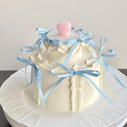 20Pcs Khaki Color Bows Cake Toppers,Bows Cake Decorations,Bows Decorations for Birthday Wedding Anniversary Baby Shower Cake Decorations,Khaki for Gift Wrapping,Christmas Tree Decor Supplies in Kuwait