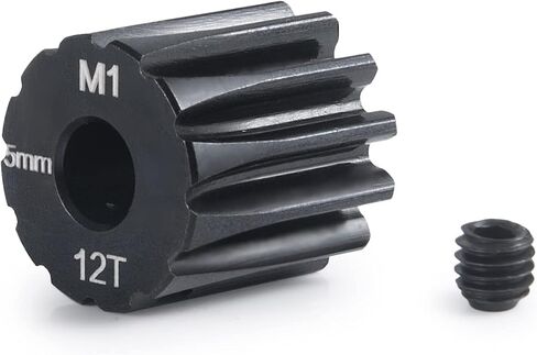 مجموعة ترس الصلب M1 Pinion 5mm 11t 12t 13t 14t 15t 16t 17t 18t 19t Gear Motor Gears for 1/10 tra-xxas Arrma tamiya losi rc car pressions (14t) in Kuwait