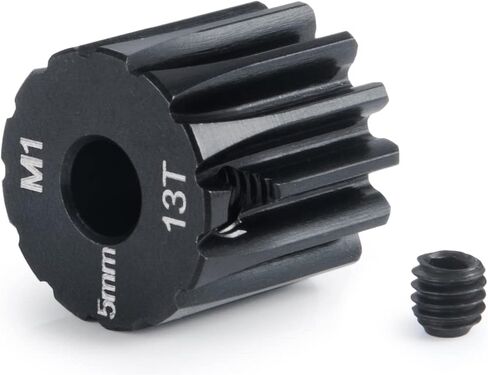 مجموعة ترس الصلب M1 Pinion 5mm 11t 12t 13t 14t 15t 16t 17t 18t 19t Gear Motor Gears for 1/10 tra-xxas Arrma tamiya losi rc car pressions (14t) in Kuwait
