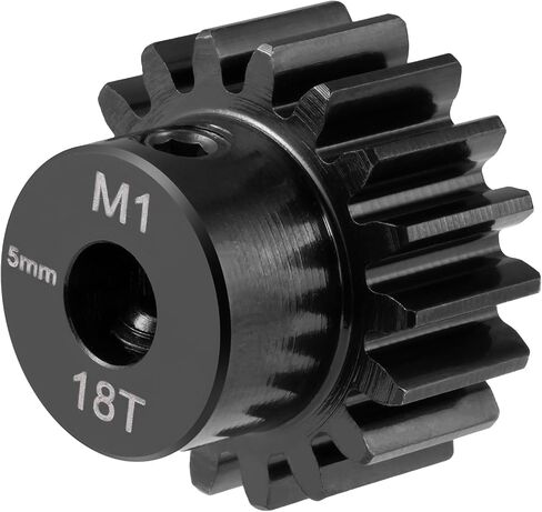 مجموعة ترس الصلب M1 Pinion 5mm 11t 12t 13t 14t 15t 16t 17t 18t 19t Gear Motor Gears for 1/10 tra-xxas Arrma tamiya losi rc car pressions (14t) in Kuwait