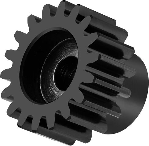 مجموعة ترس الصلب M1 Pinion 5mm 11t 12t 13t 14t 15t 16t 17t 18t 19t Gear Motor Gears for 1/10 tra-xxas Arrma tamiya losi rc car pressions (14t) in Kuwait