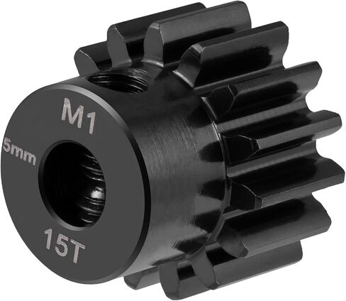 مجموعة ترس الصلب M1 Pinion 5mm 11t 12t 13t 14t 15t 16t 17t 18t 19t Gear Motor Gears for 1/10 tra-xxas Arrma tamiya losi rc car pressions (14t) in Kuwait