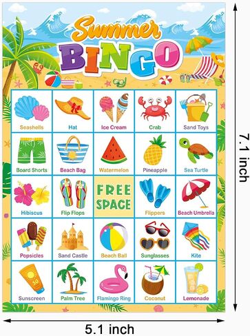 24 Players Spring Bingo Game Cards for Kids Spring Party Bingo Games Spring Classroom Games Family Activity Spring Party Favors for Kids in Saudi Arabia