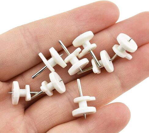 2.5cm Length Hardwall Hanger Non-Mark Instantly Hanging Strong Adhesive Invisible Traceless Nails Hooks Mount Fasteners 15 Pieces for Picture Frames LED Light Apartment Cinder Block Wall in Kuwait