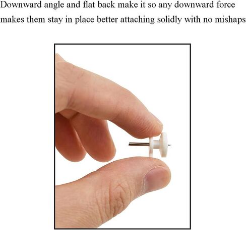2.5cm Length Hardwall Hanger Non-Mark Instantly Hanging Strong Adhesive Invisible Traceless Nails Hooks Mount Fasteners 15 Pieces for Picture Frames LED Light Apartment Cinder Block Wall in Kuwait