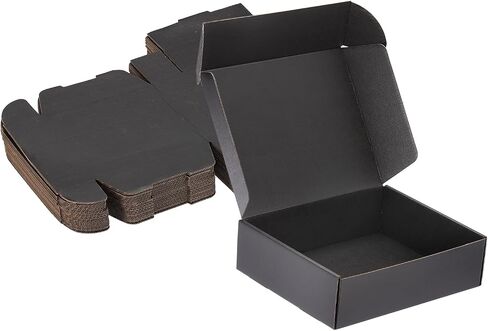 PATIKIL 6x6x2 Inch Small Shipping Boxes, 25 Pcs Corrugated Cardboard Box Gift Boxes for Packing Mailing Moving Packaging Small Business Boxes Teal in Kuwait