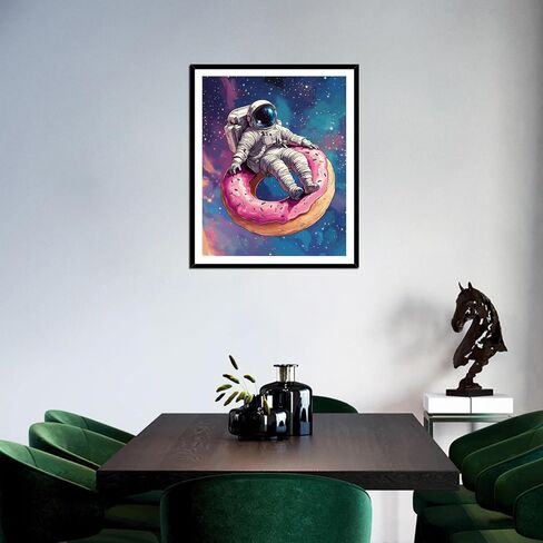 ARNLRDYA UFO Cows Paint by Number Kits for Adults, Alien Spaceship in Forest Paint by Numbers, Imaginativ Interesting Fantasy Acrylic Painting for Gift Home Decor(16×20inches, No Frame) in Saudi Arabia