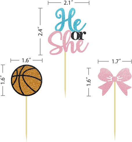24Pcs Basketball Cupcake Toppers for Basketball Party Decorations, Basketball Player Cupcake Toppers, Basketball Theme Baby Shower Party Decorations (Basketball), BAK001 in Saudi Arabia