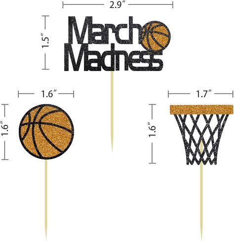 24Pcs Basketball Cupcake Toppers for Basketball Party Decorations, Basketball Player Cupcake Toppers, Basketball Theme Baby Shower Party Decorations (Basketball), BAK001 in Saudi Arabia