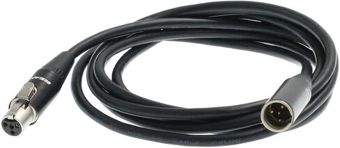 Headset Microphone Audio Adapter Extension Cable for Shure SM-93 WBH WL Body-Pack Transmitter Mini XLR 4 Pin TA4F Male to Female (15) in Saudi Arabia