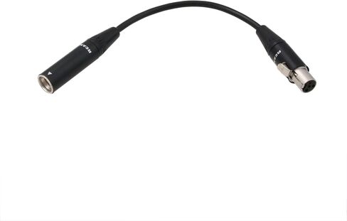 Headset Microphone Audio Adapter Extension Cable for Shure SM-93 WBH WL Body-Pack Transmitter Mini XLR 4 Pin TA4F Male to Female (15) in Saudi Arabia