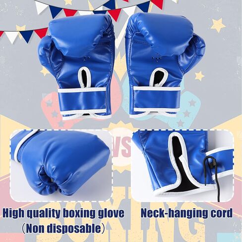 Boxing Costume Kids with Boxing Glove Robe Shorts,Halloween Boys Boxer Suit,American Boxer Robe in Kuwait