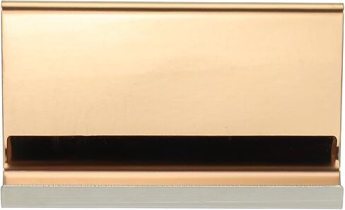 PATIKIL Business Card Holder for Desk, 3Pcs Business Card Holders Stainless Steel Card Stand Organizer Cards Display for Office Exhibition, Purple in Kuwait