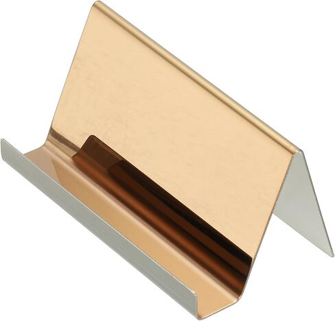 PATIKIL Business Card Holder for Desk, 3Pcs Business Card Holders Stainless Steel Card Stand Organizer Cards Display for Office Exhibition, Purple in Kuwait