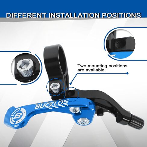 BUCKLOS Bike Dropper Seatpost Lever Remote Telescopic MTB Seatpost Dropper Bicycle Shock Remote Lever Bike Suspension Seat Post Part in Saudi Arabia