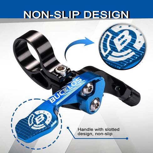 BUCKLOS Bike Dropper Seatpost Lever Remote Telescopic MTB Seatpost Dropper Bicycle Shock Remote Lever Bike Suspension Seat Post Part in Saudi Arabia