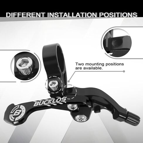 BUCKLOS Bike Dropper Seatpost Lever Remote Telescopic MTB Seatpost Dropper Bicycle Shock Remote Lever Bike Suspension Seat Post Part in Kuwait