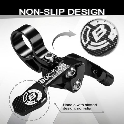 BUCKLOS Bike Dropper Seatpost Lever Remote Telescopic MTB Seatpost Dropper Bicycle Shock Remote Lever Bike Suspension Seat Post Part in Kuwait