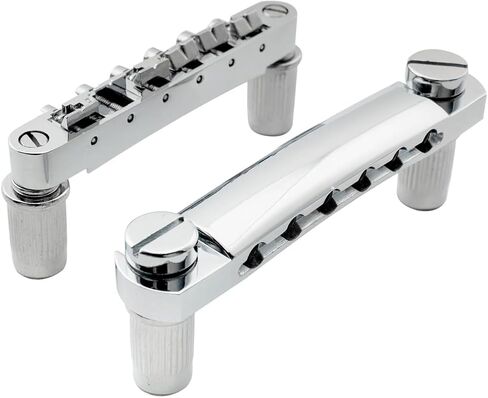Gold Guitar Tune-O-Matic Bridge and Stop Bar Tailpiece Combo with Anchors and Studs Replacement for Epiphone Les Paul LP SG Style 6 String Electric Guitar in Saudi Arabia