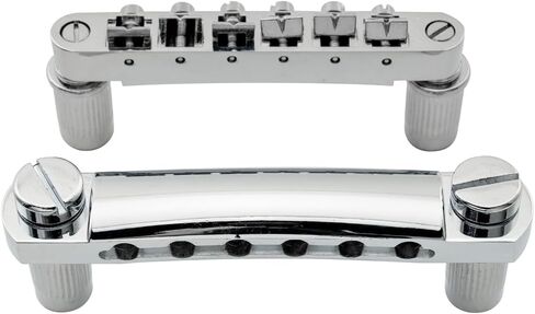 Gold Guitar Tune-O-Matic Bridge and Stop Bar Tailpiece Combo with Anchors and Studs Replacement for Epiphone Les Paul LP SG Style 6 String Electric Guitar in Saudi Arabia