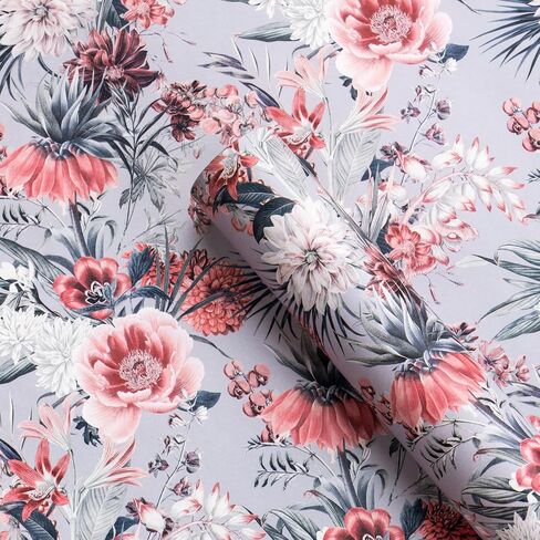 WRAPAHOLIC Peacock Wrapping Paper - Mini Roll - 17 Inch x 16.5 Feet - Green Peacock Design for Birthday, Wedding, Drawer Liners, Home Closet Shelves in Saudi Arabia
