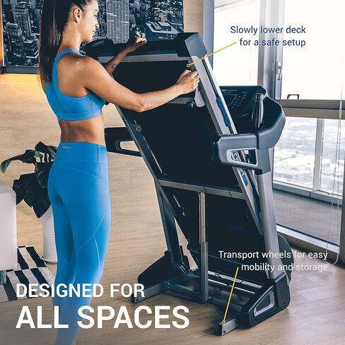 Xterra Fitness Sport Series Premium Premium Smart Smart ، وسرعة المقود وعناصر التحكم في المنحدر ، وتسليم تشغيل XTRASOFT الكبير ، والبلوتوث المدمج في FTMS مع تطبيق XTERRA+ اللياقة البدنية in Kuwait