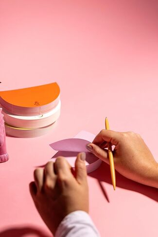 DesignWorks Ink Half Moon Notepad with 180 Tear-Off Sheets for Notes, To-Do Lists, and Reminders, 5" x 3", Celestial in Kuwait