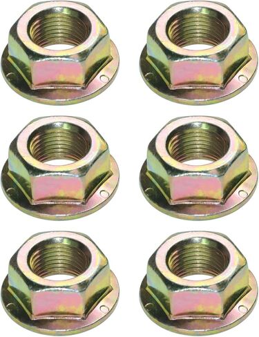 Spindle Blade Nuts of Hex Flanged, 5/8"-18 Thread.Replaces 712-0417, RZT50, 753-05549, 912-0417A for Cub Cadet, MTD, White, Toro, Troy Bilt Garden Tractors.(3pcs Pack) in Kuwait