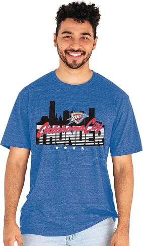 Blue 84 NBA Officially Licensed Tri-Blend T-Shirt Flyline in Kuwait