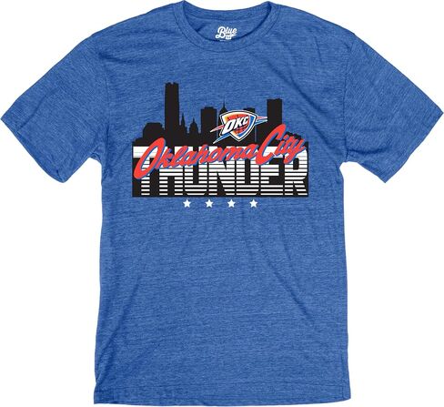Blue 84 NBA Officially Licensed Tri-Blend T-Shirt Flyline in Kuwait