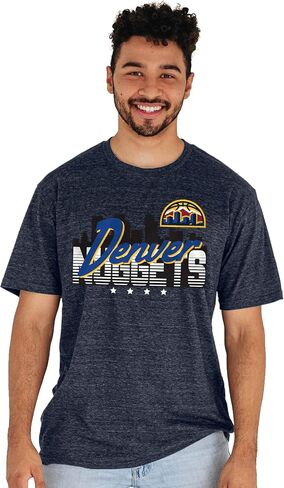 Blue 84 NBA Officially Licensed Tri-Blend T-Shirt Flyline in Kuwait
