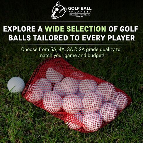 Golf Ball Planet Pro V1x 2023 3A/Good Recycled Used Golf Balls in Kuwait