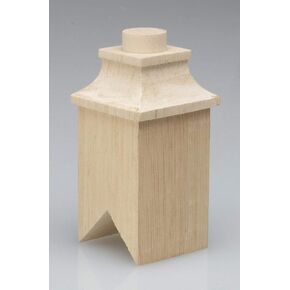 Melody Jane Dolls Houses Dollhouse Square Chimney Wooden DIY Builders Miniature 1:12 Scale