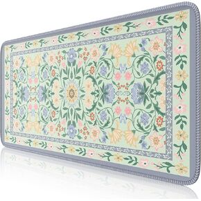 وسادة الماوس XL ، الحواف المخيمة ألعاب Mousepad ، حصيرة مكتب كبيرة غير انزلاق ، وسادة الماوس الكاملة السلس للكمبيوتر ، منزل المكتب 35.4 × 15.7 بوصة (الحشرات)