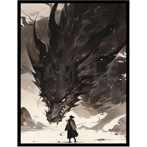 MTG Card Sleeves -100 PCS لعبة بطاقة تداول ، حجم 2.6 × 3.6 بوصة ، مناسبة لجميع ألعاب بطاقة TCG (Dragon)