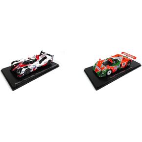 - مجموعة من سيارتين Le Mans Spark 1/43 لـ Hachette Japon: Toyota TS050 2017 + Mazda 787b 1991 (01 + 02)